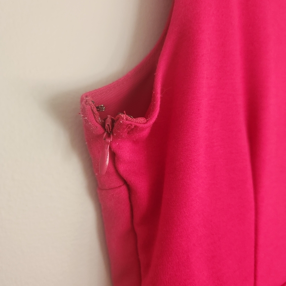 LC Lauren Conrad Pink Bow Fit and Flare Dress (with Pockets!), size 6 - Picture 7 of 9